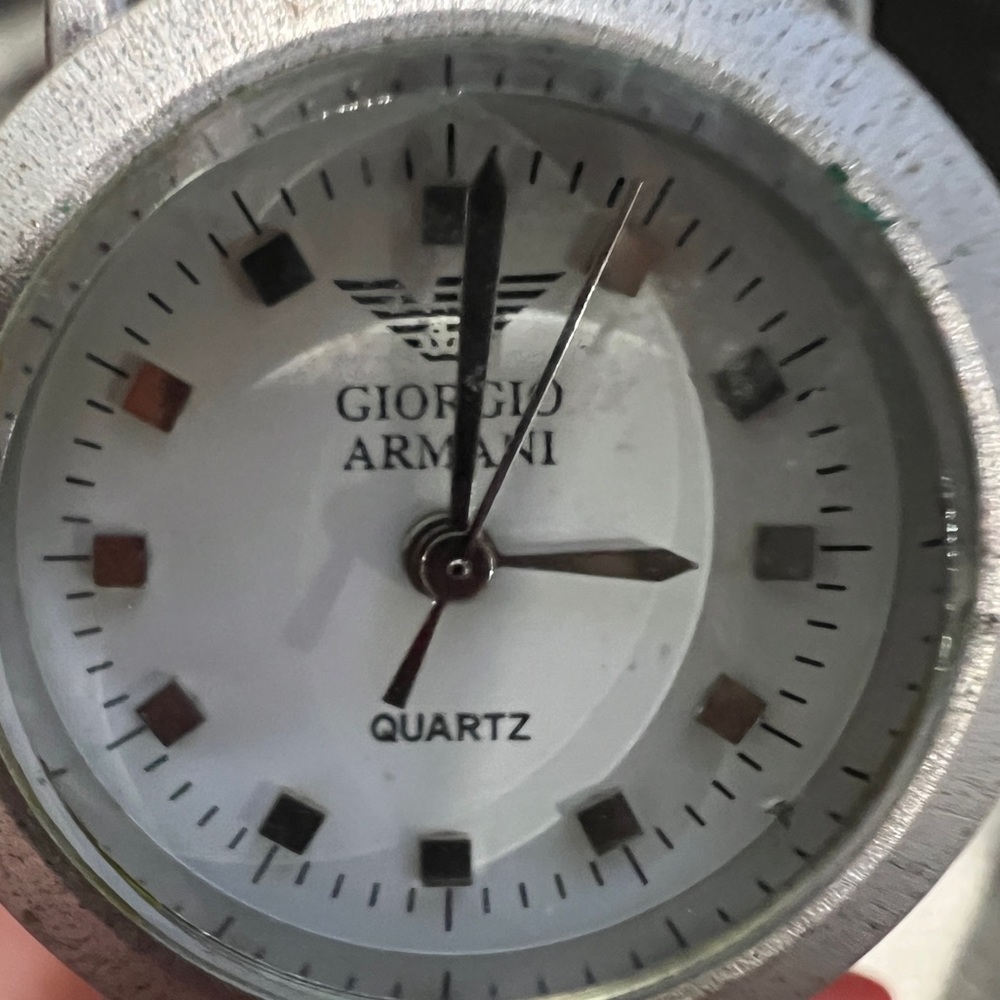 Georgio Armani Vintage Watch Face (will include broken band)